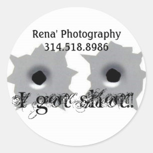 Je me suis fait tirer dessus ! ! Autocollants