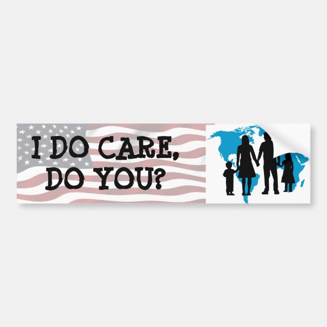 Je m'en soucie, n'est-ce pas ? Sticker pour pare-c (Devant)
