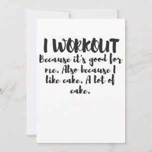 Je M'Entraîne Parce Que Cake Drôle Gym Femme Mens