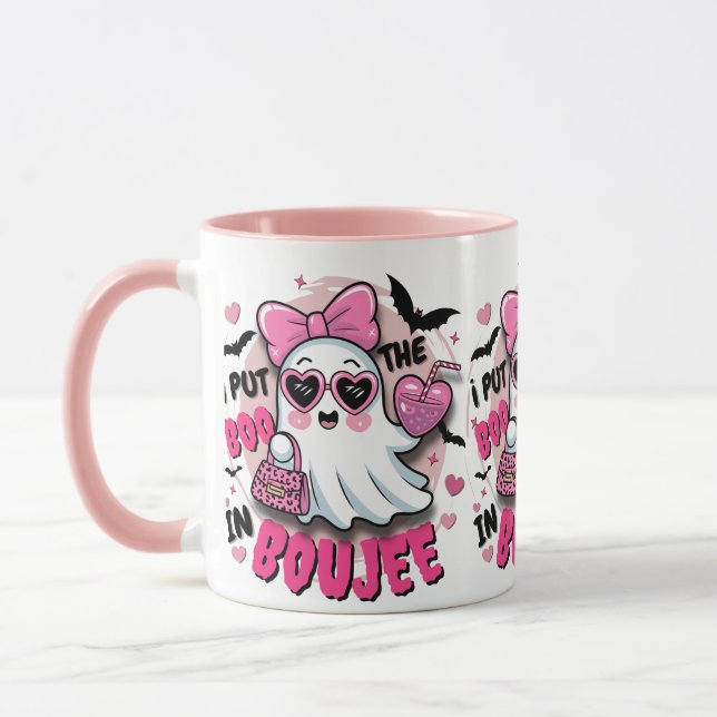 Je mets le Boo à Boujee Mug (Gauche)