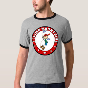 Je monte le T-shirt de montagnes