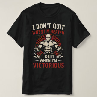Je n’abandonne pas jusqu’au T-shirt victorieux