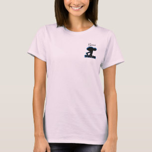 JE NAGE LE MODÈLE PERSONNALISÉ DE T-SHIRT DE DAM