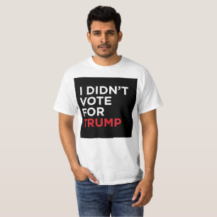 Je n'ai pas voté pour le T-shirt d'atout