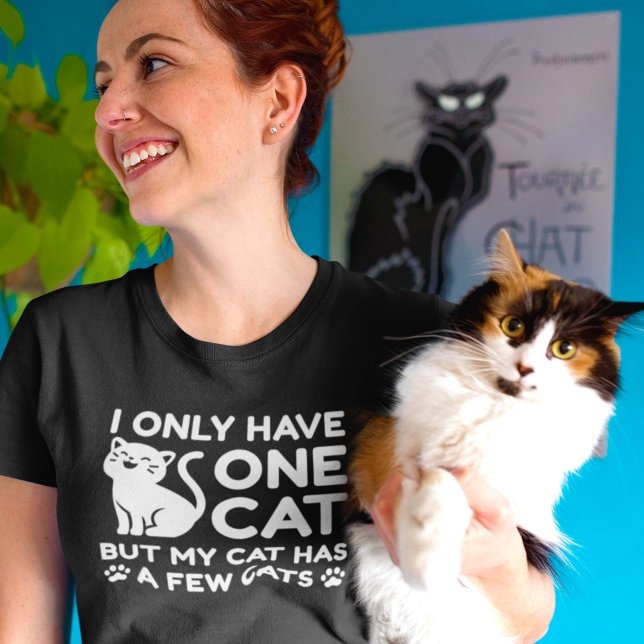 Je N'Ai Qu'Un T-shirt Chat (Créateur téléchargé)