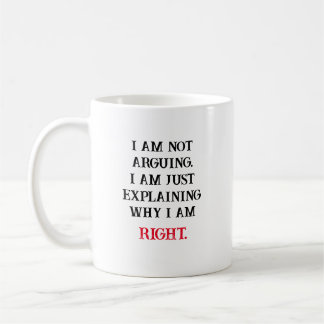 Je N'Argumente Pas, Mug De Café