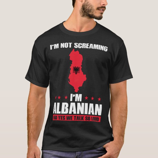 Je ne crie pas Je suis Albanais Pullover H (Devant)