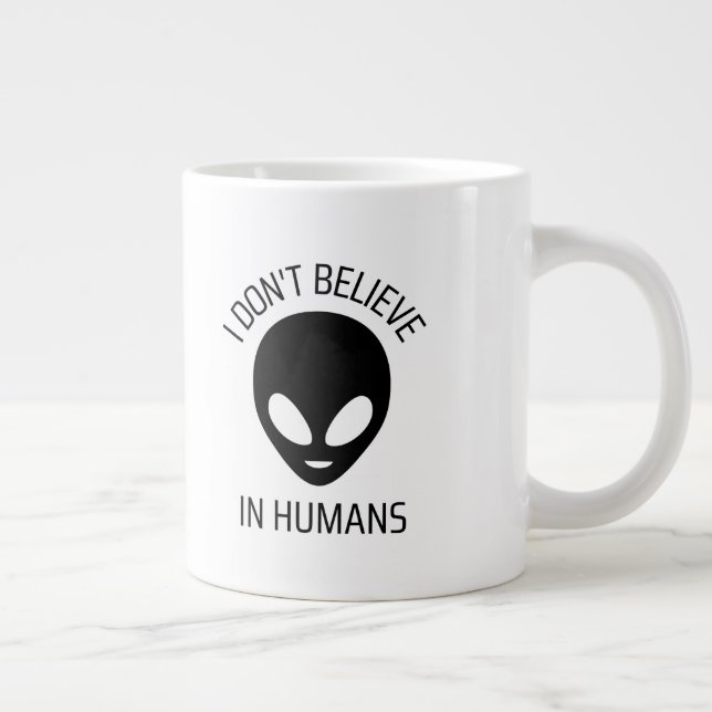 Je ne crois pas à la Mug de café humain (Droite)