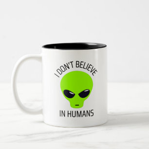 Je ne crois pas à la Mug de café humain