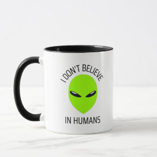 Je ne crois pas à la Mug de café humain