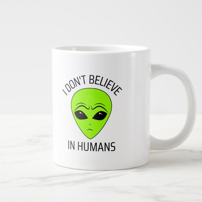 Je ne crois pas à la Mug de café humain (Droite)