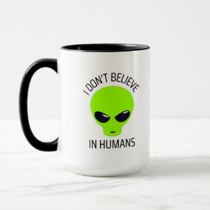 Je ne crois pas en l'humain Tasse à café