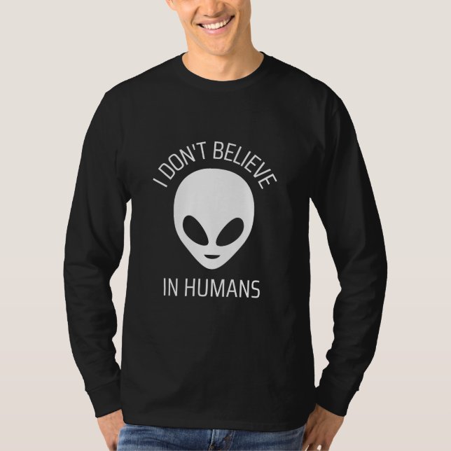 Je ne crois pas en l'humanité   T-Shirt (Devant)