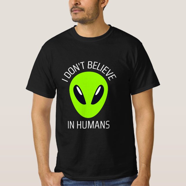 Je ne crois pas en l'humanité   T-Shirt (Devant)