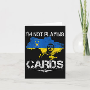 Je ne joue pas aux cartes Zelensky Trump Support