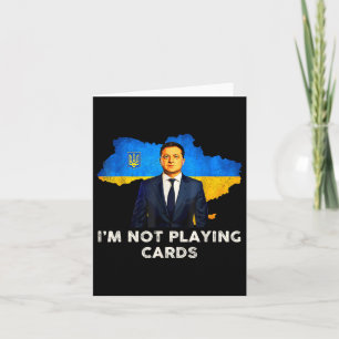 Je ne joue pas aux cartes Zelensky Trump Support