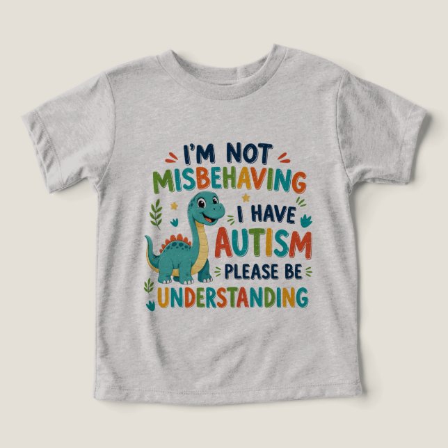 Je ne me comporte pas mal, j'ai de l'autisme (Design Recto)