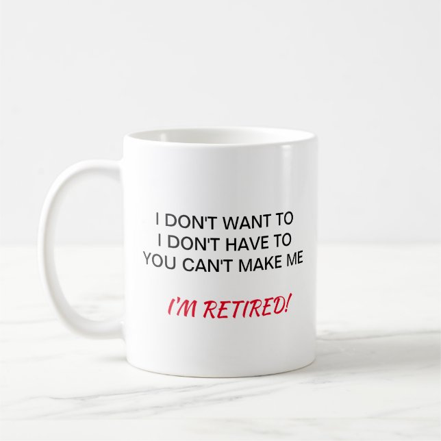 Je ne me veux pas suis tasse retirée (Gauche)