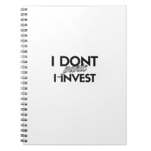 JE NE PANIQUE PAS. J'investis – Cahier pour les in