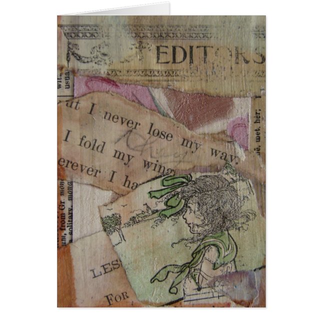 Je Ne Perds Jamais Mon Chemin Collage Médiatique M (Devant)