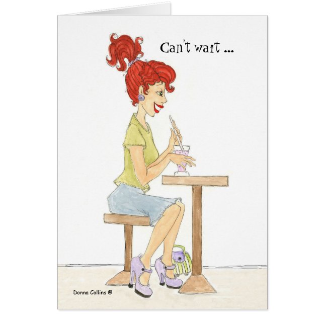 Je ne peux pas attendre de vous voir Soda Girl (Devant)