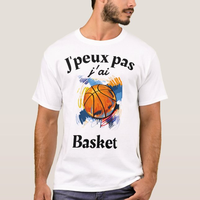 Je Ne Peux Pas Avoir De T-Shirt De Basketball (Devant)