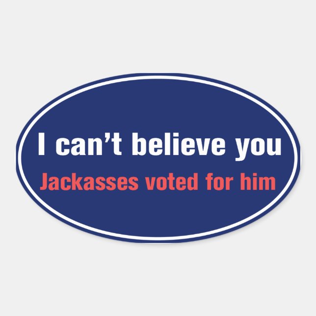 Je ne peux pas croire... Autocollant (Devant)