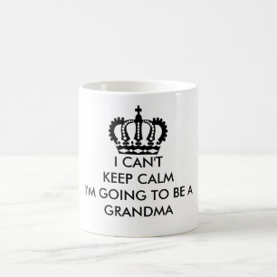 Je ne peux pas garder le calme, tasse de
