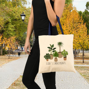 Je ne peux pas, j'ai Plante drôle Plante Sac fourr