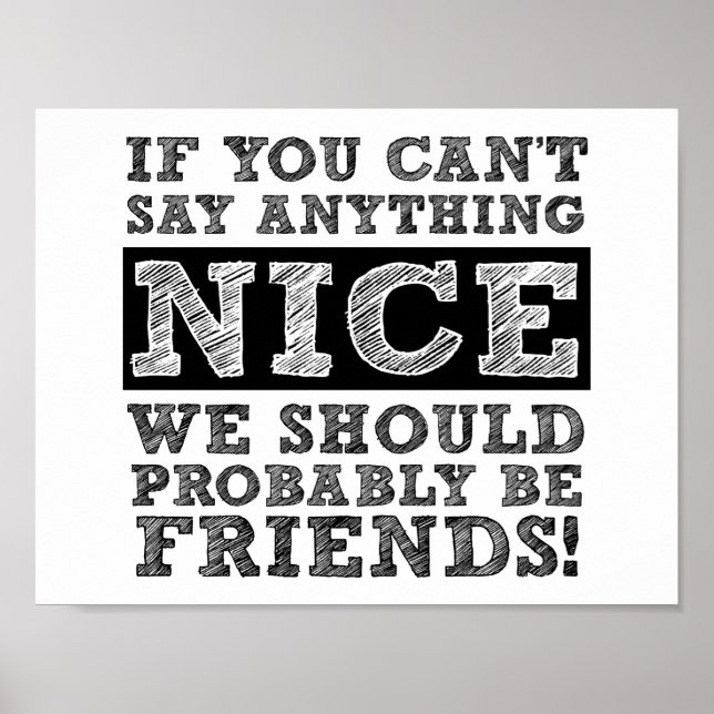 Je ne peux rien dire de bien drôle Poster (Devant)