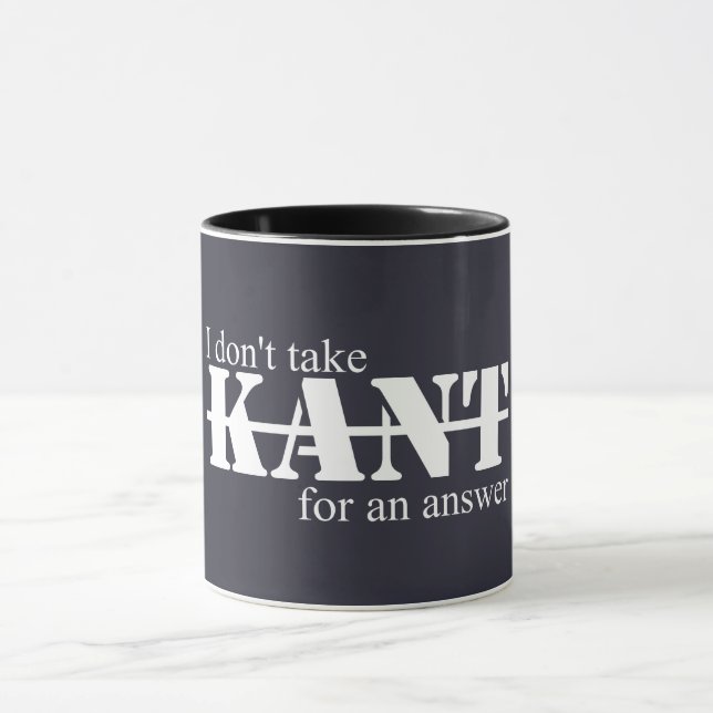 Je ne prends pas Kant Mug (Centre)