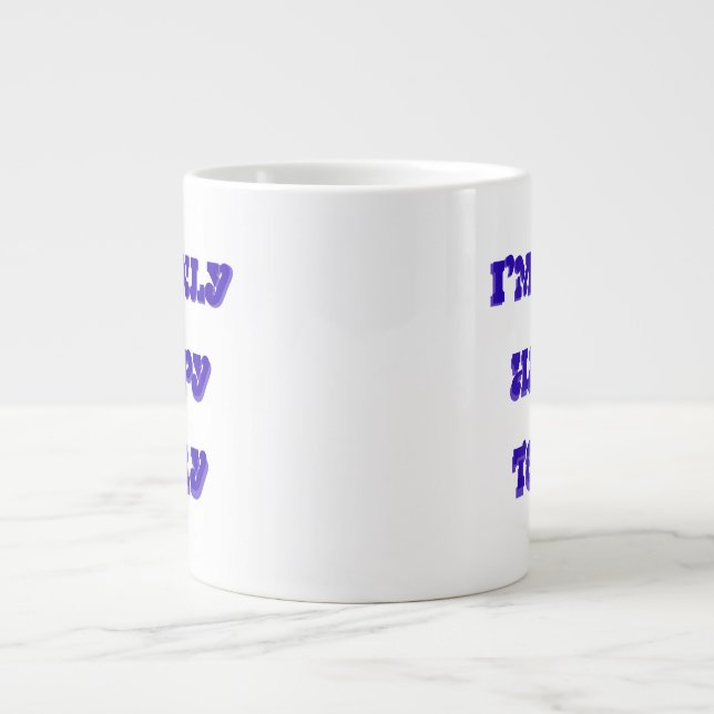 Je ne suis heureux aujourd'hui que de la tasse de  (Devant)