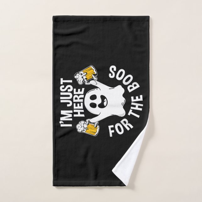 Je ne suis ici que pour les huées (Serviette à main)