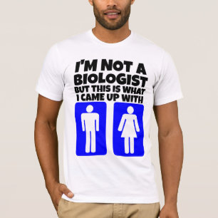 JE NE SUIS PAS BIOLOGISTE - T-SHIRTS FUNNY HOMME &