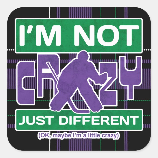 Je ne suis pas fou, drôle Stickers de gardien de b (Devant)