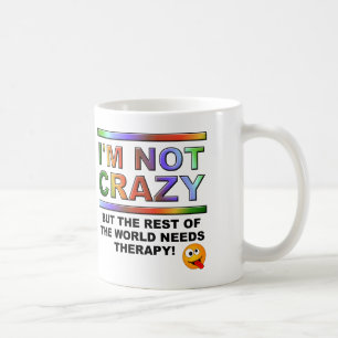 Je ne suis pas fou mais drôle Mug