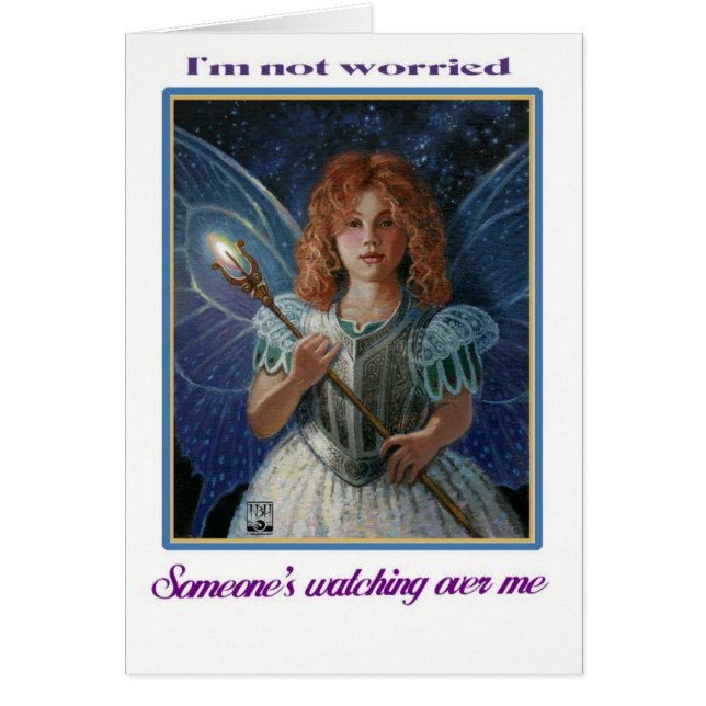 Je ne suis pas inquiété, quelqu'un qui observe (Devant)