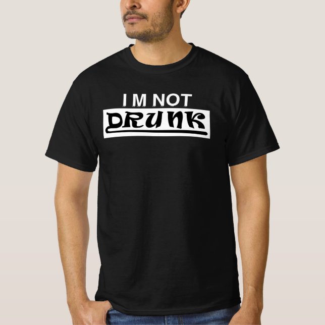 Je ne suis pas ivre J'ai MS Funny Multiple T-Shirt (Devant)