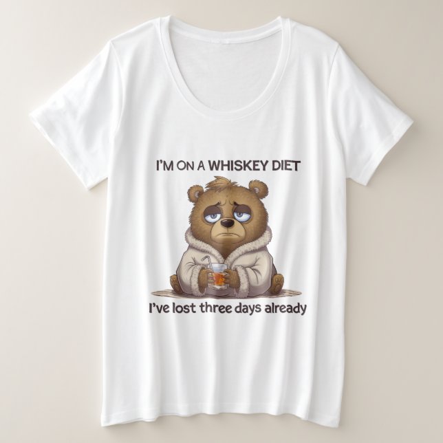 Je ne suis pas sur le whisky, j'ai déjà perdu troi (Design devant)