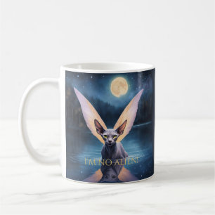 Je ne suis pas un Alien ! Chat Sphynx avec Mug d'a