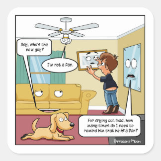 Je ne suis pas un Stickers Punny Fan