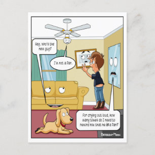 Je ne suis pas une carte postale de fan Punny