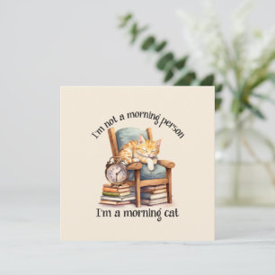 Je ne suis pas une personne du matin