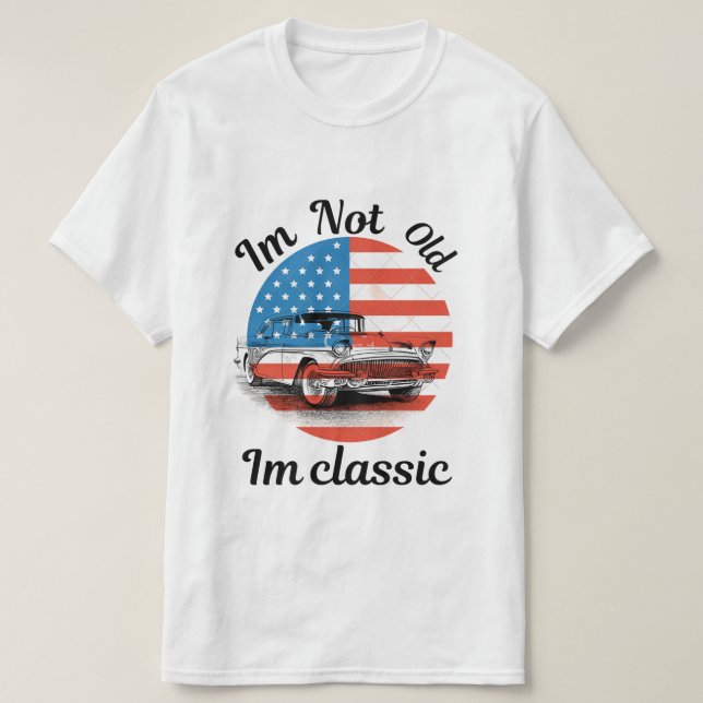 Je ne suis pas vieux im classique T-shirt (Design devant)