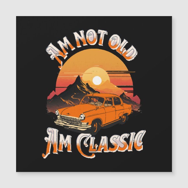 je ne suis pas vieux je suis classique (Devant)