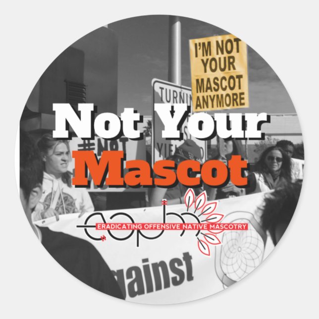 Je ne suis plus votre Mascotte Stickers (Devant)