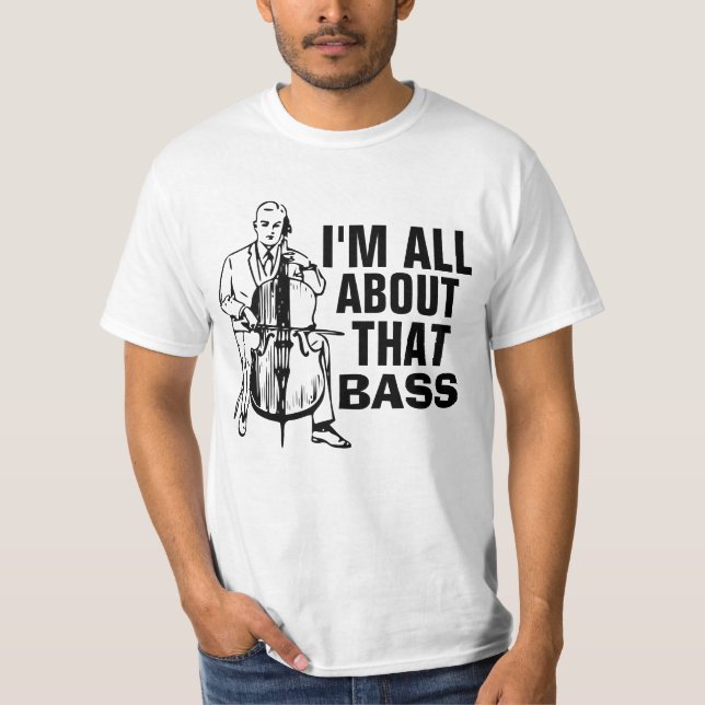 Je parle de BASS, T-shirts Mens (Devant)