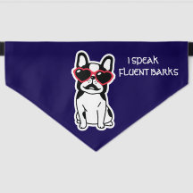 Je parle Fluent Barks French Buldog