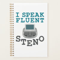 Je parle Fluent Steno Court Reporter Stenographer