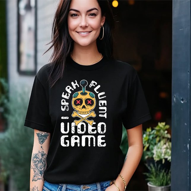 Je Parle Fluent Video Jeu T-Shirt (Créateur téléchargé)